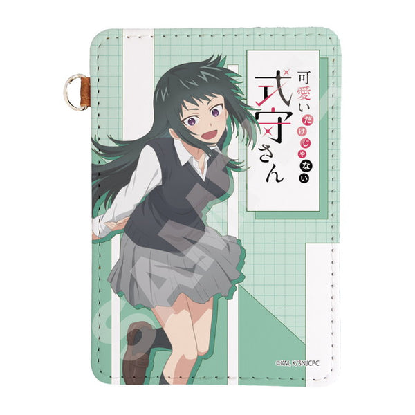 『可愛いだけじゃない式守さん』レザーパスケース 05 猫崎さん